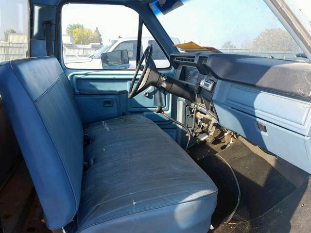 F10ERHD0371 - 1980 FORD F100 BLUE photo 5