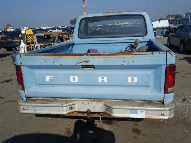 F10ERHD0371 - 1980 FORD F100 BLUE photo 6