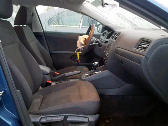 3VW2K7AJ5FM410167 - 2015 VOLKSWAGEN JETTA BASE Կապույտ լուսանկար 5