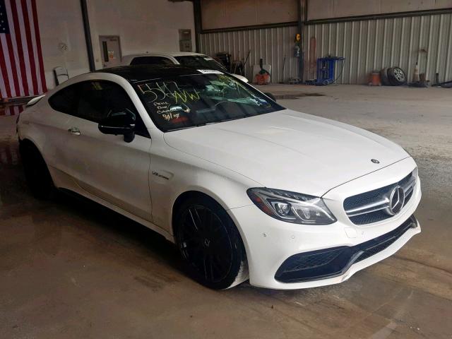 WDDWJ8HBXHF500175 - 2017 MERCEDES-BENZ C 63 AMG-S WHITE photo 1