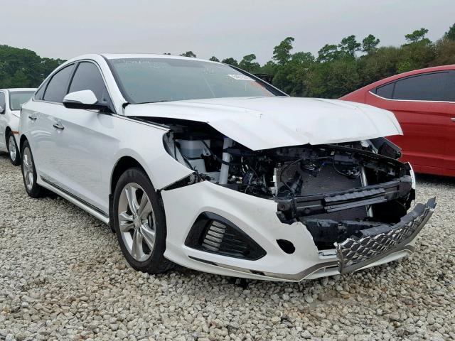 5NPE34AFXJH682459 - 2018 HYUNDAI SONATA SPO WHITE photo 1