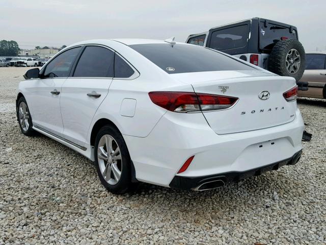 5NPE34AFXJH682459 - 2018 HYUNDAI SONATA SPO WHITE photo 3