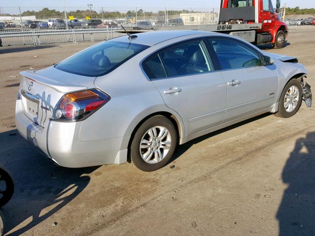 1N4CL2AP4BC184877 - 2011 NISSAN ALTIMA HYB SILVER photo 4