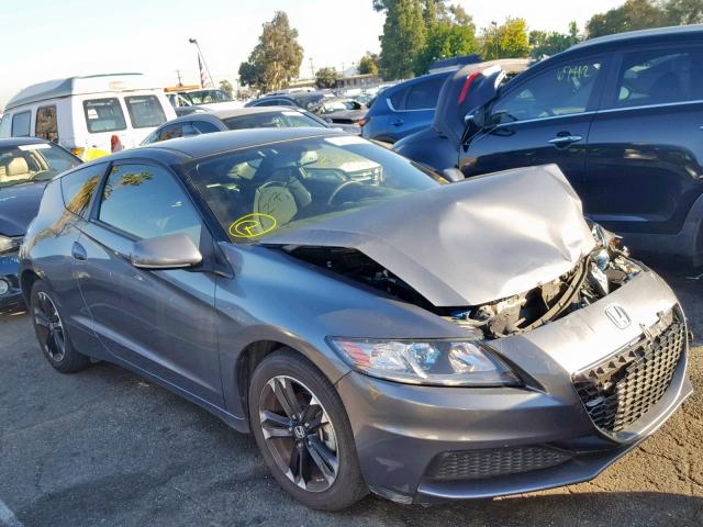 JHMZF1D46FS000203 - 2015 HONDA CR-Z GRAY photo 1