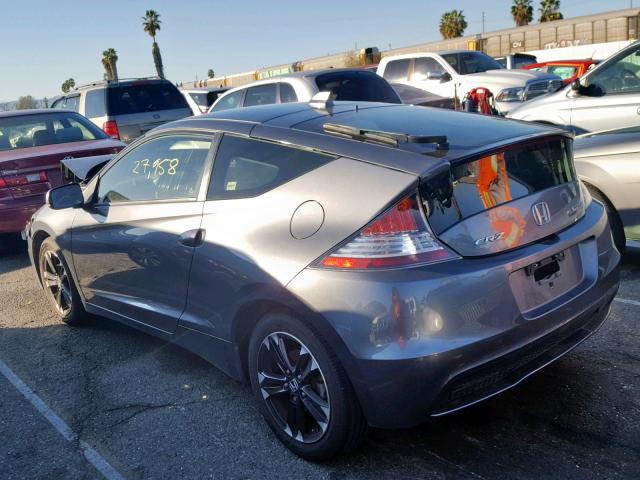 JHMZF1D46FS000203 - 2015 HONDA CR-Z GRAY photo 3