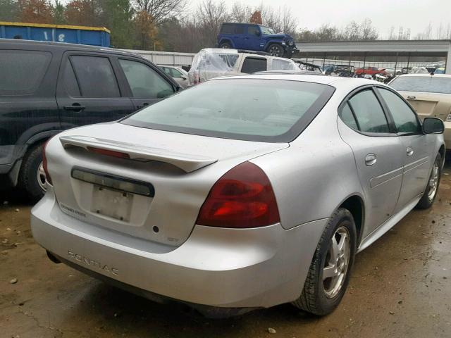 2G2WP522941123151 - 2004 PONTIAC GRAND PRIX SILVER photo 4