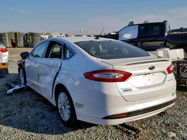 3FA6P0SU8ER383043 - 2014 FORD FUSION TIT WHITE photo 3