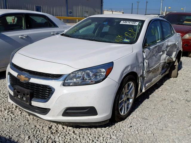 1G11C5SL0FF198027 - 2015 CHEVROLET MALIBU 1LT WHITE photo 2