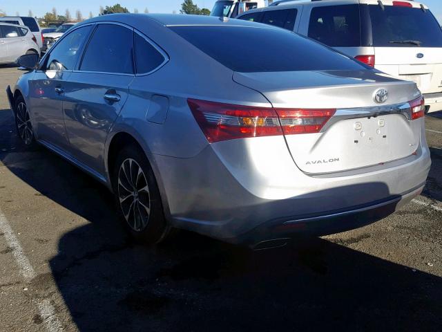 4T1BK1EB5GU205055 - 2016 TOYOTA AVALON XLE SILVER photo 3
