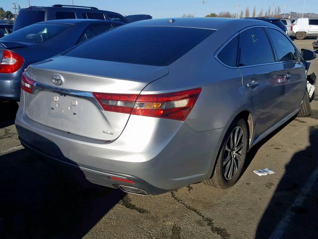 4T1BK1EB5GU205055 - 2016 TOYOTA AVALON XLE SILVER photo 4