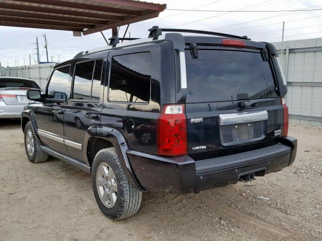 1J8HH58266C293899 - 2006 JEEP COMMANDER BLACK photo 3