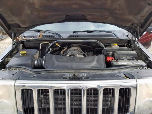 1J8HH58266C293899 - 2006 JEEP COMMANDER BLACK photo 7