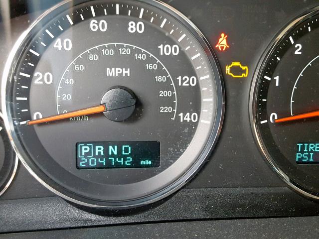 1J8HH58266C293899 - 2006 JEEP COMMANDER BLACK photo 8