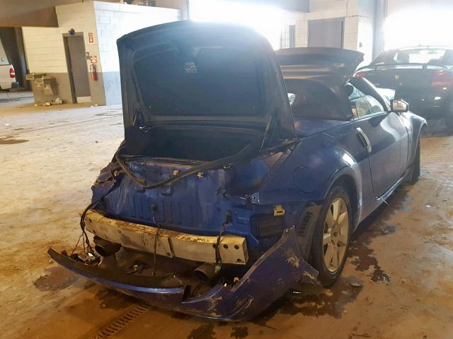 JN1AZ36D44M200113 - 2004 NISSAN 350Z ROADS BLUE photo 4