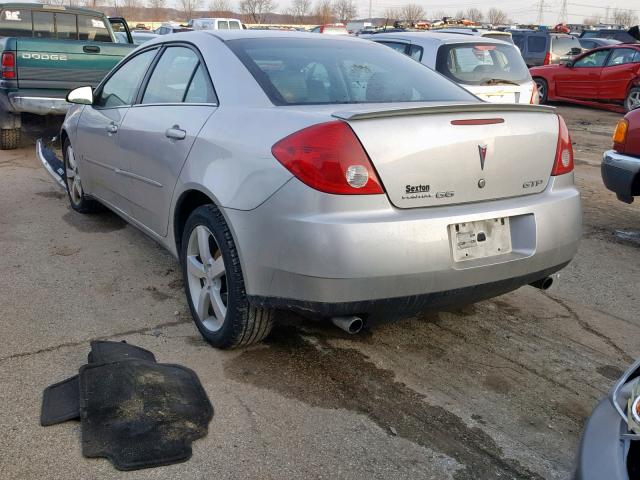 1G2ZM551964269906 - 2006 PONTIAC G6 GTP SILVER photo 3