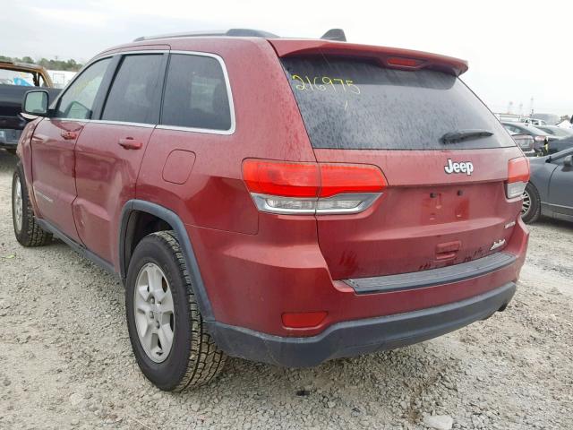 1C4RJEAG1EC574027 - 2014 JEEP GRAND CHER RED photo 3