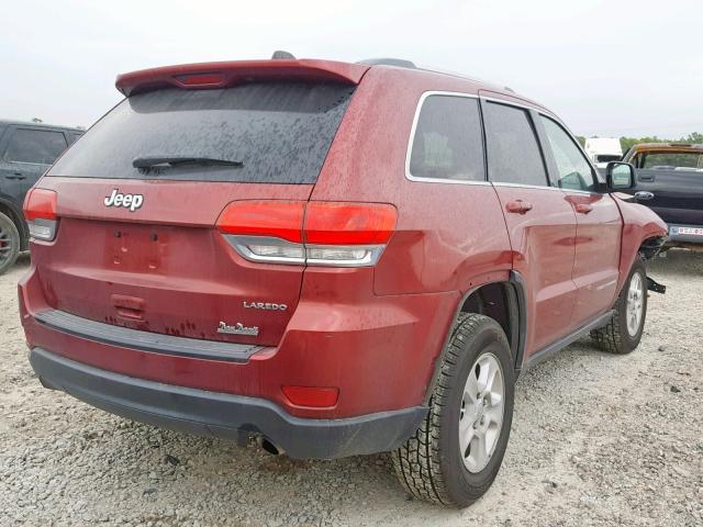 1C4RJEAG1EC574027 - 2014 JEEP GRAND CHER RED photo 4