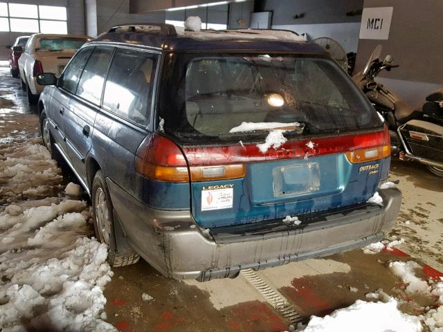 4S3BG6856T7985973 - 1996 SUBARU LEGACY OUT GREEN photo 3