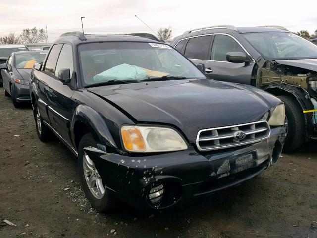 4S4BT62C067106650 - 2006 SUBARU BAJA SPORT BLACK photo 1