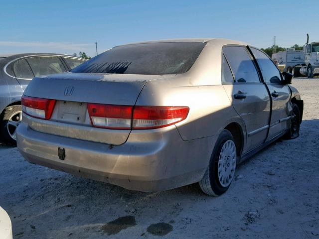 1HGCM55164A010372 - 2004 HONDA ACCORD DX GOLD photo 4