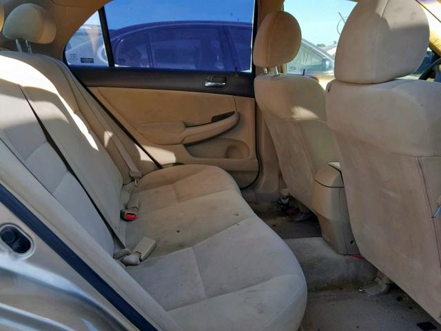 1HGCM55164A010372 - 2004 HONDA ACCORD DX GOLD photo 6