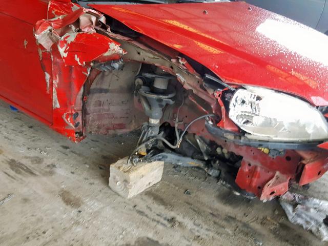 1HGEM22135L015269 - 2005 HONDA CIVIC DX V RED photo 9