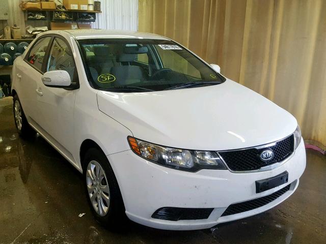 KNAFU4A28A5236287 - 2010 KIA FORTE EX WHITE photo 1