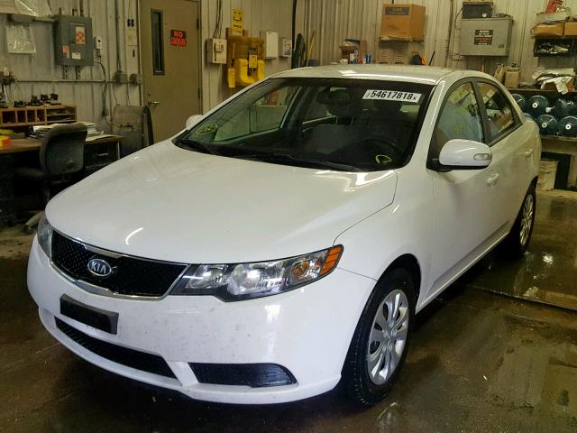 KNAFU4A28A5236287 - 2010 KIA FORTE EX WHITE photo 2