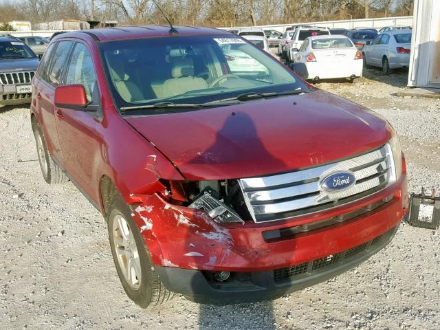 2FMDK48C07BB27093 - 2007 FORD EDGE SEL RED photo 1