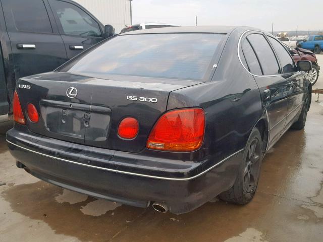 JT8BD69S220158863 - 2002 LEXUS GS 300 BLACK photo 4