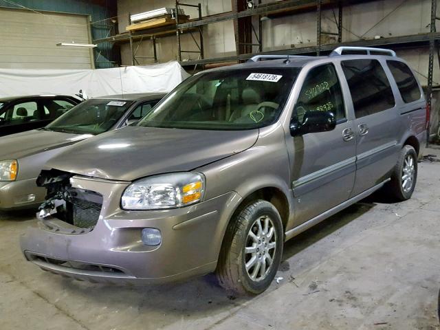 5GADV33L96D107058 - 2006 BUICK TERRAZA CX BEIGE photo 2