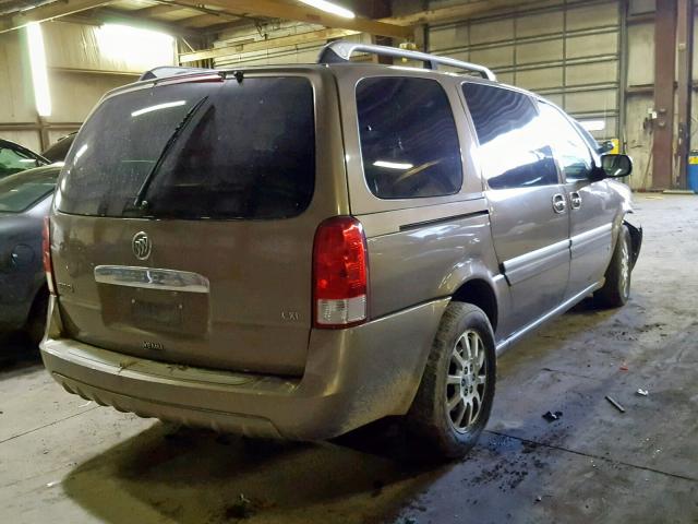 5GADV33L96D107058 - 2006 BUICK TERRAZA CX BEIGE photo 4