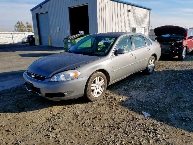 2G1WU58R079320510 - 2007 CHEVROLET IMPALA LTZ GRAY photo 2