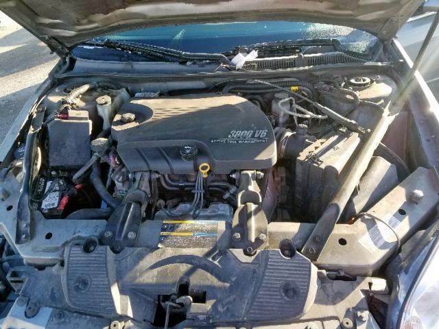 2G1WU58R079320510 - 2007 CHEVROLET IMPALA LTZ GRAY photo 7