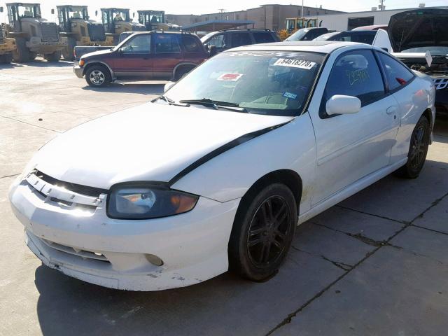 1G1JH12FX37306387 - 2003 CHEVROLET CAVALIER L WHITE photo 2