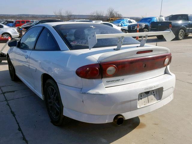 1G1JH12FX37306387 - 2003 CHEVROLET CAVALIER L WHITE photo 3