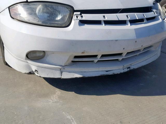 1G1JH12FX37306387 - 2003 CHEVROLET CAVALIER L WHITE photo 9