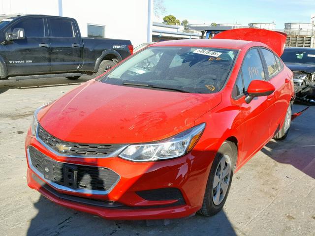 1G1BC5SM6G7283494 - 2016 CHEVROLET CRUZE LS RED photo 2