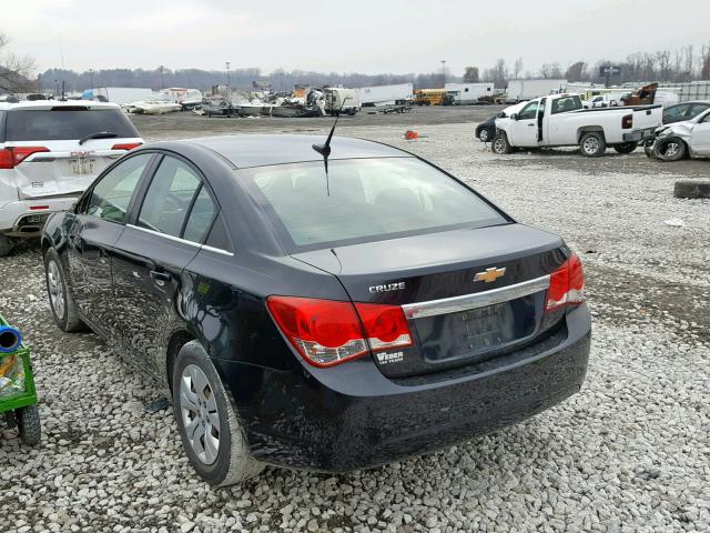 1G1PC5SH0C7155111 - 2012 CHEVROLET CRUZE LS BLACK photo 3