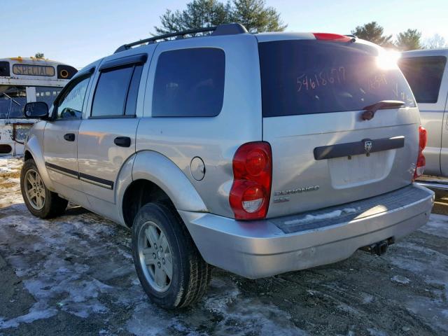 1D8HB48N17F535853 - 2007 DODGE DURANGO SL SILVER photo 3