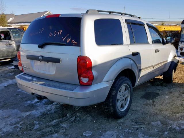 1D8HB48N17F535853 - 2007 DODGE DURANGO SL SILVER photo 4