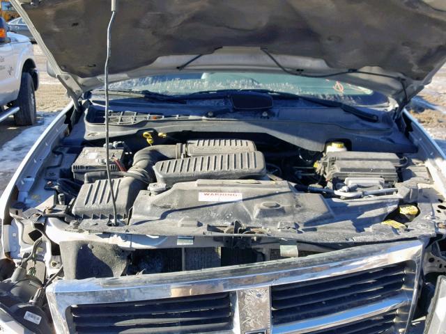 1D8HB48N17F535853 - 2007 DODGE DURANGO SL SILVER photo 7