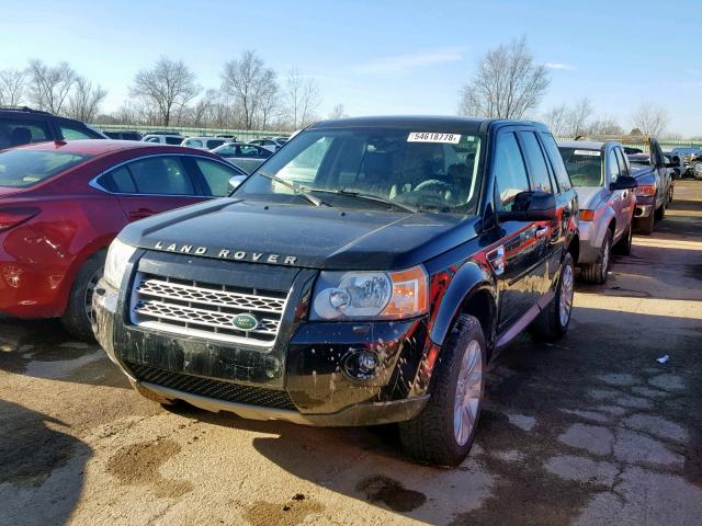 SALFP24N18H012719 - 2008 LAND ROVER LR2 SE BLACK photo 2