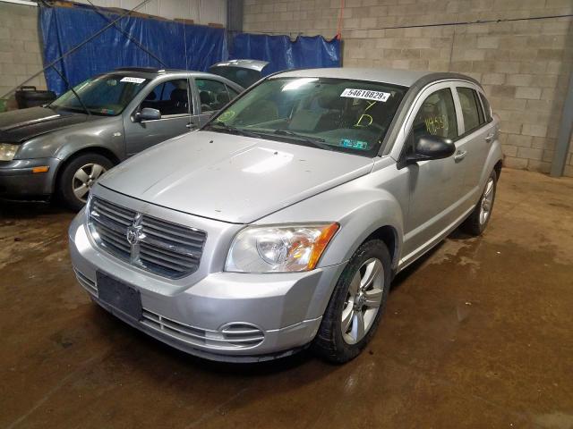 1B3CB4HA1AD662208 - 2010 DODGE CALIBER SX SILVER photo 2