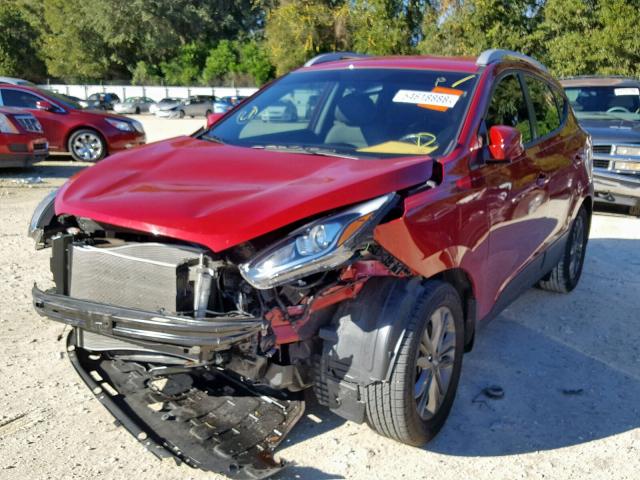 KM8JU3AG2FU043127 - 2015 HYUNDAI TUCSON LIM RED photo 2