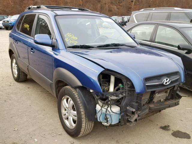 KM8JN72D37U593950 - 2007 HYUNDAI TUCSON SE BLUE photo 1