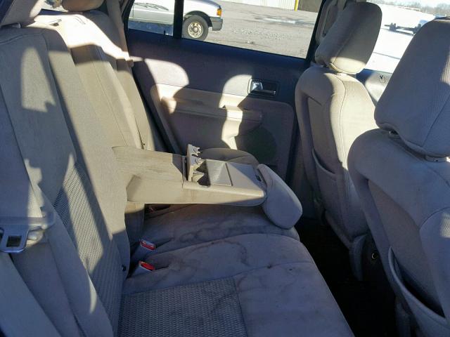 2FMDK46C29BA63869 - 2009 FORD EDGE SE GRAY photo 6