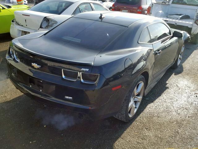 2G1FT1EW7A9105204 - 2010 CHEVROLET CAMARO SS BLACK photo 4