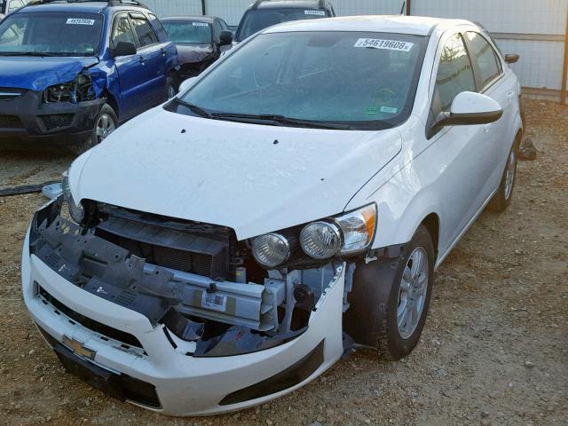 1G1JA5SH6C4108999 - 2012 CHEVROLET SONIC LS WHITE photo 2