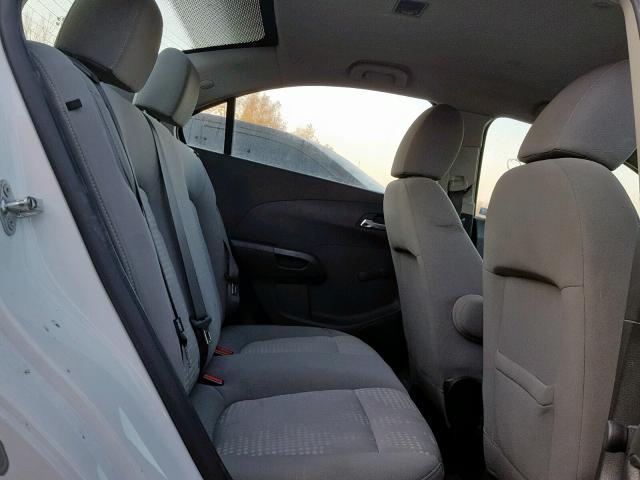 1G1JA5SH6C4108999 - 2012 CHEVROLET SONIC LS WHITE photo 6